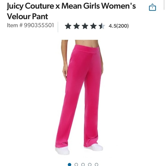 Juicy Couture x Mean Girls Women's Velour Pant - Picture 1 of 6